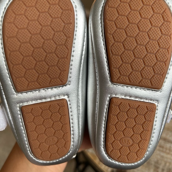 Brand new Silver Dress Shoes- Baby Girl - Picture 3 of 9